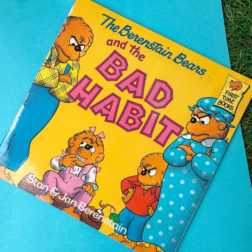 3/$15 Berenstain Bears The Bad Habit, 1986 Children's Book